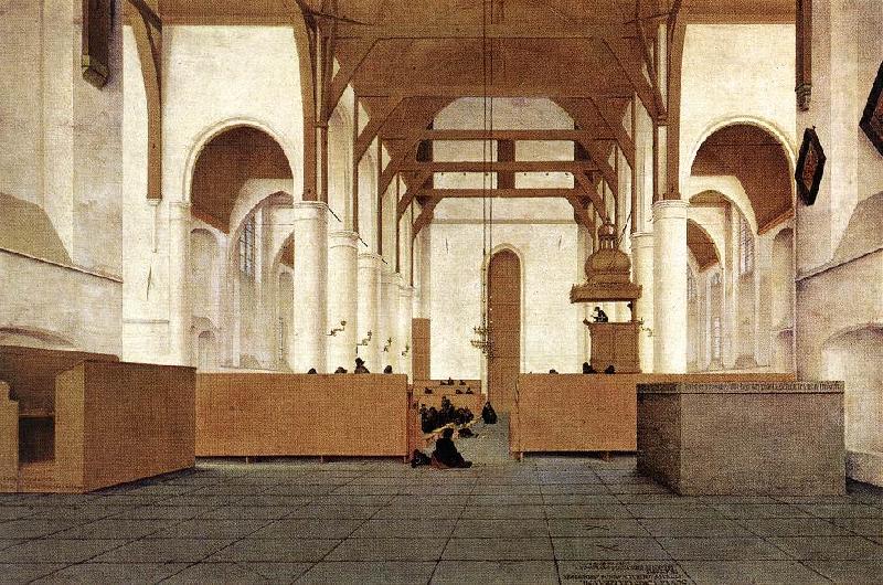 Pieter Jansz Saenredam Interior of the Church of St Odulphus, Assendelft china oil painting image